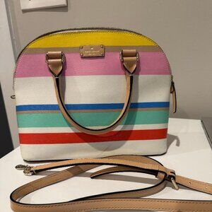 Kate Spade Grove Street Carli Satchel – Multi Stripe